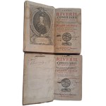 RIVIERE LAZARE - Praxis Medica Cum Theoria tom I-II 1674 [MEDYCYNA PRAKTYCZNA]