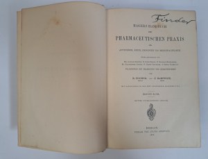 HAGERS Handbuch der Pharmazeutischen Praxis 2 Bänden 1903 [PHARMACY].
