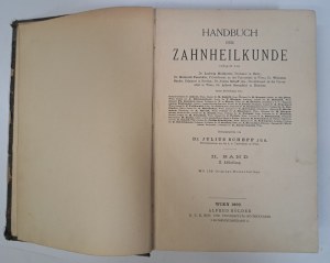 SCHEFF Julius - Handbuch der zahnheilkunde 1892 [STOMATOLOGY].