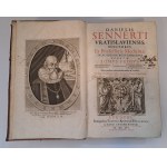 SENNERTI Danielis - Opera Omnia in Quatuor Tomos Divisa 1656 [MEDYCYNA SENNERET WROCŁAW]
