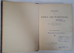 Zeitschrift für farben - und textil-chemie 1902 [TEXTILES, dyes].