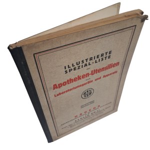 HAGEDA Illustrierte Spezial-Liste über Apotheken-Utensilien 1930 [CATALOGUE OF APTIC EQUIPMENT].
