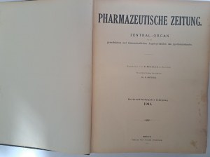 Pharmazeutische Zeitung 1911 [PHARMACY].