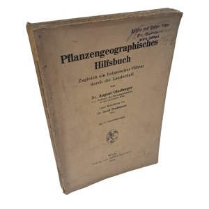 GINZBERGER August - Pflanzengeographisches Hilfsbuch 1939 [BOTANIKA]