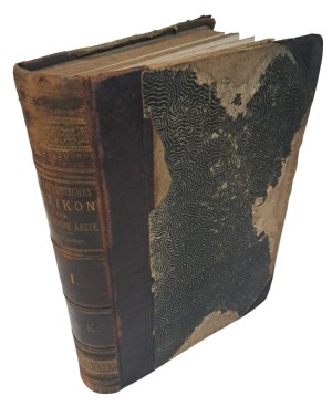 BUM Anton - Therapeutisches Lexikon für Praktische Ärzte erster band (A-K) 1900 [PRACTICAL MEDICINE].