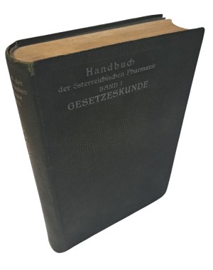 Handbuch der österreichischen Pharmazie 1930 [PHARMACY].