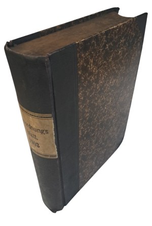 Verordnungsblatt für den Dienstbereich des Ministeriums für Kultus und Unterricht Jahrgang 1903 [SCHOOL AND CULTURE LAW].