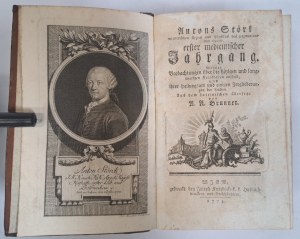 STORCK Anton - Erster medizinischer Jahrgang [from] Zweiter medizinischer Jahrgang 1774 [MEDICINE].