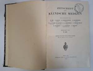 Zeitschrift für klinische Medizin 93 band 1922 [CLINICAL MEDICINE].