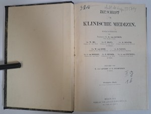 Zeitschrift für klinische Medizin 70 band 1910 [CLINICAL MEDICINE].