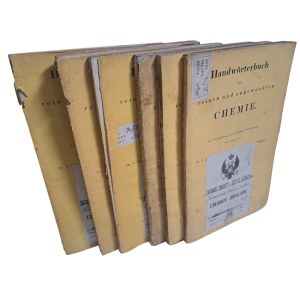 Handwörterbuch der reinen und angewandten chemie 6 banden 1854 [CHEMIA] 1855