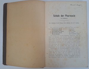 Schule der Pharmacie in 5 Banden 1893 [PHARMACY].