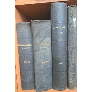 Pharmazeutische post wochenschrift für die Gesamt-interessen der Pharmacie 1890-1907 [FARMACJA]