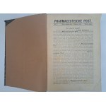 Pharmazeutische post wochenschrift für die Gesamt-interessen der Pharmacie 1890-1907 [FARMACJA]