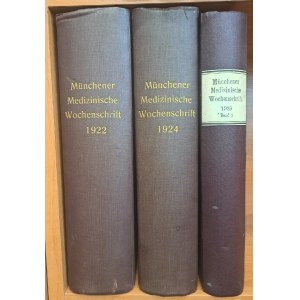 Münchener Medizinische Wochenschrift 1922-1929 [MEDYCYNA]