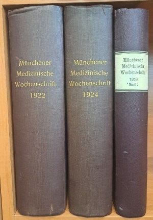 Münchener Medizinische Wochenschrift 1922-1929 [MEDICINE].