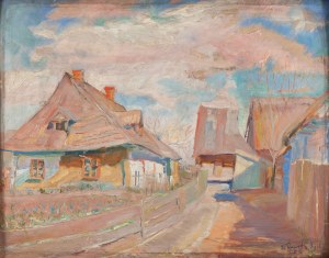 Stanislaw Paciorek (1889 Ladycze in Volhynia - 1952 Krakow), On the countryside, 1928