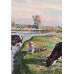 Kazimierz Lasocki (1871 Gąbin - 1952 Warszawa), Na pastwisku, 1932