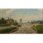 Józef Guranowski (1852 Warsaw - 1922 Warsaw), Rural Road, 1904