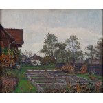 Stanislaw Dybowski (1895 Warsaw - 1956 Warsaw), Backyard, 1952