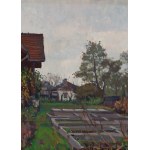 Stanislaw Dybowski (1895 Warsaw - 1956 Warsaw), Backyard, 1952