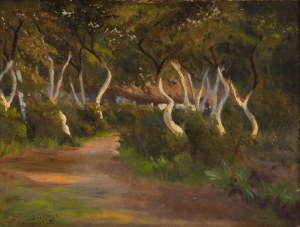 Marian Jozefczyk, Orchard at Sunset, 1923