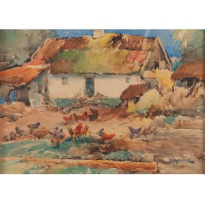 Józef Graczyński (1866 Czempin - 1939 Poznań), Wiejska zagroda