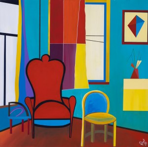 Radoslaw Dzierzedzki-Rayst, Red Chair, 2025
