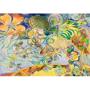 Michalina Czurakowska, Flower and Turtle, 2024