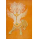 Leonor Fini (1918 Buenos Aires - 1996 Paris), Two-headed Sphinx (Sphinx à deux têtes).