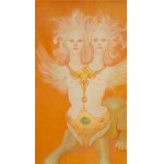 Leonor Fini (1918 Buenos Aires - 1996 Paryż), Dwugłowy sfinks (Sphinx à deux têtes)