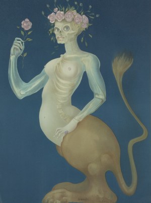 Leonor Fini (1918 Buenos Aires - 1996 Paris), Sphinx-death (Sfinge la mort).