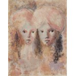 Leonor Fini (1918 Buenos Aires - 1996 Paryż), Portret podwójny (Portrait double), około 1970/1979