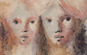 Leonor Fini (1918 Buenos Aires - 1996 Paris), Portrait double (Portrait double), circa 1970/1979
