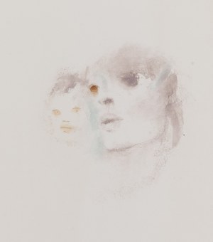Leonor Fini (1918 Buenos Aires - 1996 Paris), Two Faces (Deux visages), circa 1970/1979