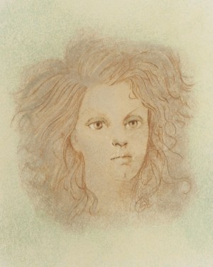 Leonor Fini (1918 Buenos Aires - 1996 Paris), Portrait of a Woman (Portrait de femme).