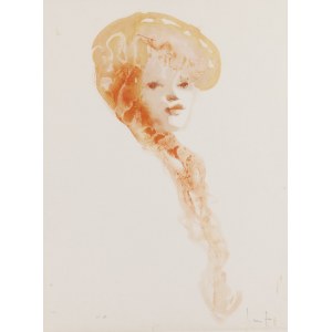 Leonor Fini (1918 Buenos Aires - 1996 Paryż), Twarz kobiety (Visage de femme), około 1970/1979