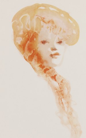 Leonor Fini (1918 Buenos Aires - 1996 Paris), Face of a Woman (Visage de femme), circa 1970/1979