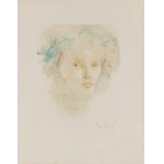 Leonor Fini (1918 Buenos Aires - 1996 Paryż), Twarz kobiety (Visage de femme), około 1970/1979
