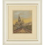 Nikifor Krynicki (1895 Krynica - 1968 Folusz), Widok na kościół