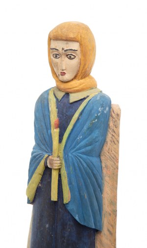 Bolesław Suska (1919 Dąbrówka - 2011 ), Figure of Our Lady of Thunder.