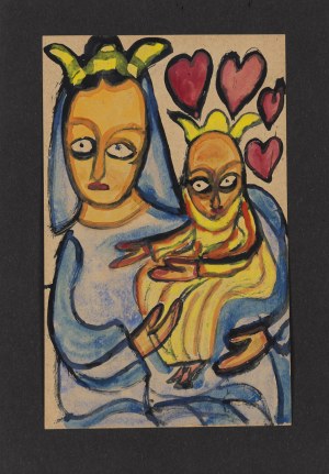 Maria Wnęk (1922 - 2005 ), Mother of God with Child