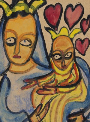 Maria Wnęk (1922 - 2005 ), Mother of God with Child