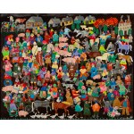 Wieslawa Szymoniak (1942 - 2015 ), "Peasant market in Krasnystaw", 2014