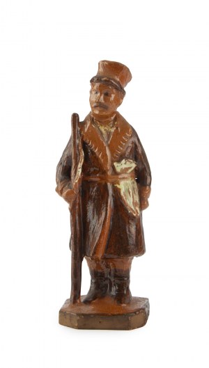 Władysława Prucnal (b. 1935, Medynia Glogowska), Man with a cane