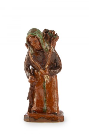 Władysława Prucnal (ur. 1935, Medynia Głogowska), Kobieta niosąca chrust