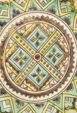Hutsul style decorative platter