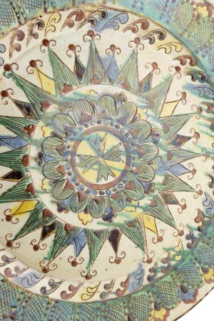 Hutsul style decorative platter