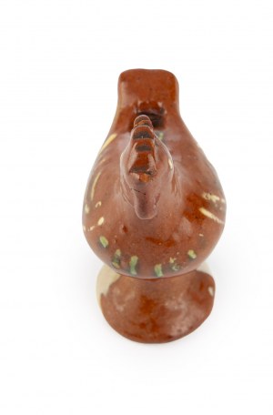Wladyslawa Prucnal (b. 1935, Medynia Glogowska), Vessel flute (whistle) in the form of a rooster