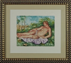 Auguste Pierre RENOIR (1841 - 1919) Naked woman among the trees, 1906
